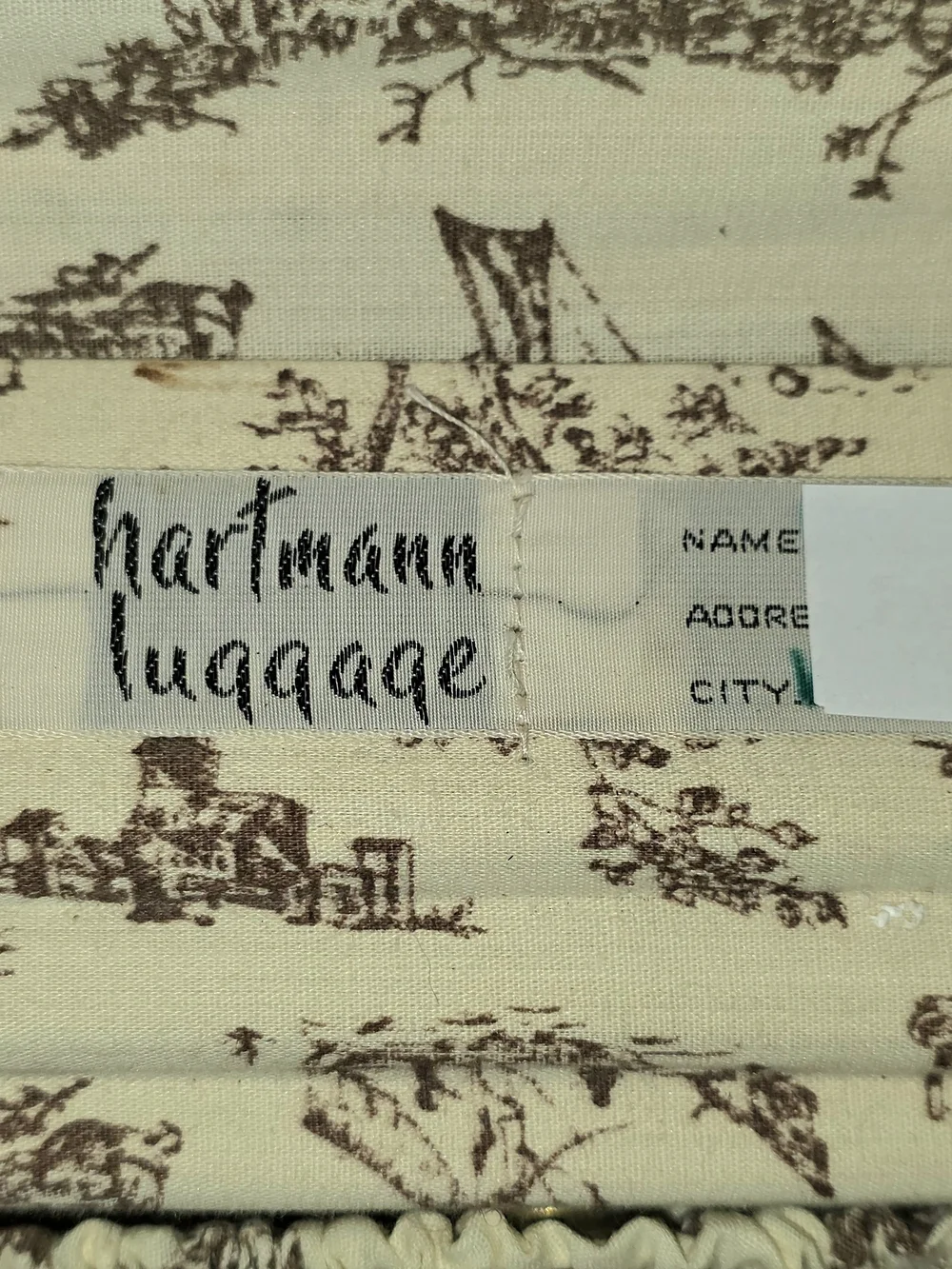 Hartmann Luggage Luxury Vintage Antique Tweed Collection 26